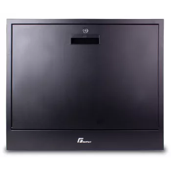Getfort 2U Wall-Mount CCTV Rack 580x540x130mm Black