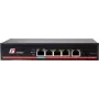GETFORT GF-106-4PG-S-65 5-Port Gigabit PoE+ Switch (4 PoE+ Porti, 65W, 1 SFP) Desktop/Sienas Montāža
