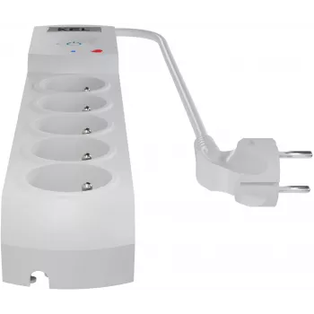 Getfort Surge Protector Power Strip 5 Outlets 5m Grey