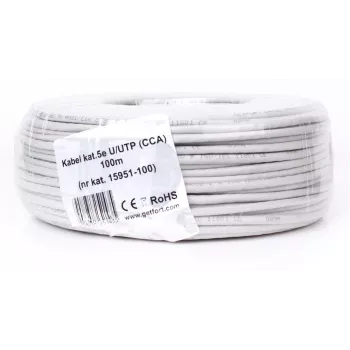GETFORT Cat.5e U/UTP CCA Network Cable 100m Grey