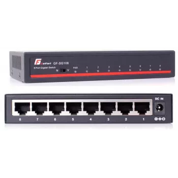 GETFORT SG108 8-Port Gigabit Ethernet Desktop Switch