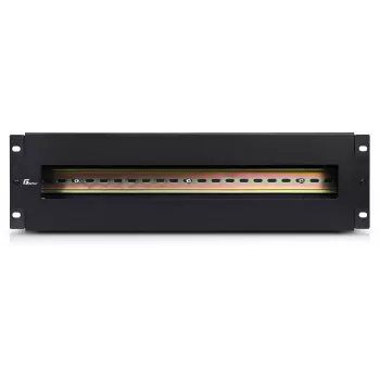 Getfort 3U 22x Schuko Power Distribution Panel 230V 16A 2m Cable Black