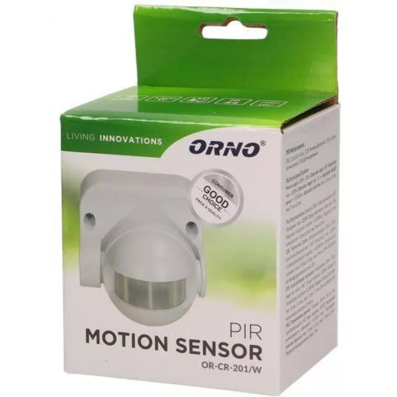 ORNO OR-CR-201/W PIR kustību sensors balts