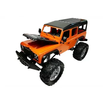 Double E Remote Controlled Car Land Rover Defender R/C Orange 1:14