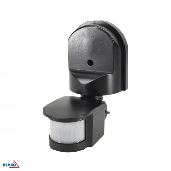 BEMKO PIR Motion Sensor 1200W 180° Black