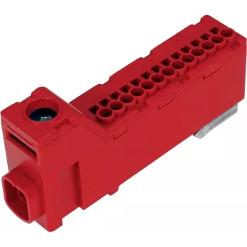 PAWBOL LZB E.4136CZ Bezskrūvju Sadalītājs 12 Polu Sarkans 450V 24A