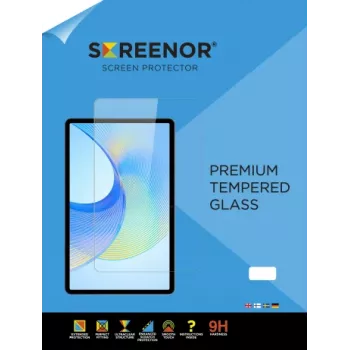 SCREENOR Rūdīta stikla ekrāna aizsargs Apple iPad Pro 10.5 inch (2017) - 9H cietība, oleofobs pārklājums, 2.5D noapaļotas malas, Ultra-Clear HD