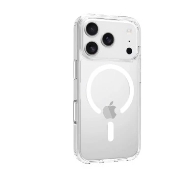 SCREENOR Bumper Case Apple iPhone 17 Pro, MagSafe saderīgs, caurspīdīgs