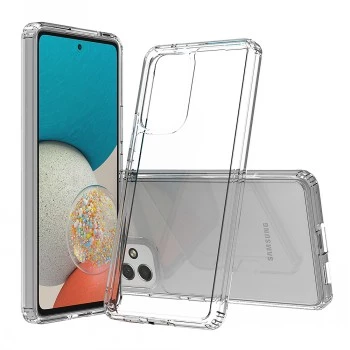 SCREENOR Bumper Case Samsung Galaxy A14 4G, Caurspīdīgs TPU, Triecienizturīgs, Skrāpējumizturīgs, Bezvadu uzlādei piemērots