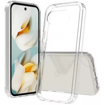 SCREENOR bufera korpuss priekš Google Pixel 10a, caurspīdīgs