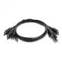 StarTech.com SK2DPMMKVM06-TAA-2U 1,8 m KVM kabelis ar diviem DisplayPort, 2x USB, audio, TAA