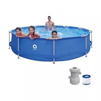 AVENLI Round Frame Pool 366x76 cm Set