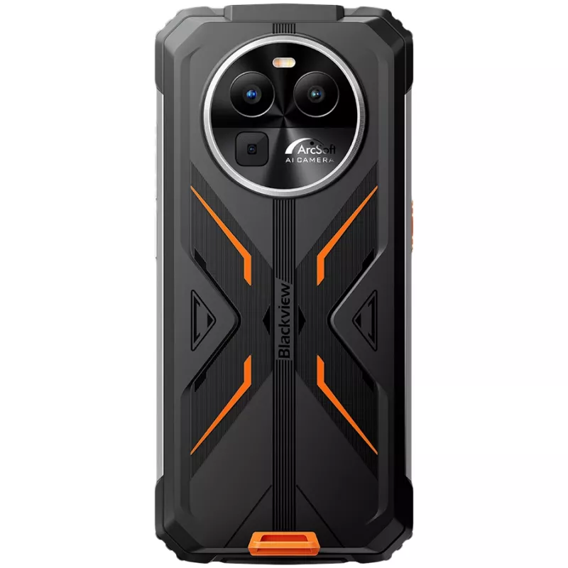 Blackview BV8100 Rugged Smartphone 6.5 inch FHD+ 120Hz, 8/256GB, 50MP+13MP+VGA, 8800mAh 45W, IP68/IP69K, MIL-STD-810H, Android 14, Orange