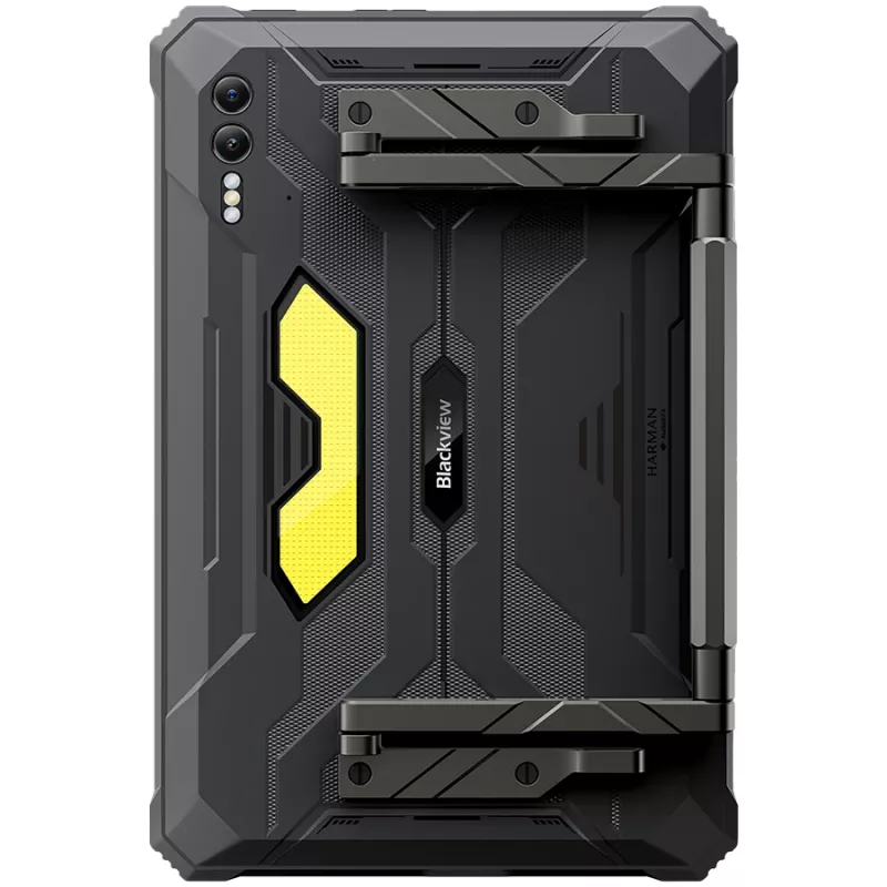Blackview Rugged Tab Active 10 Pro 10,95 collu FHD+ IPS 1920x1200 90Hz Corning Gorilla Glass 3 12GB/512GB MT6878 astoņkodolu 2.5GHz 50MP priekšējā/108MP+20MP aizmugurējā kamera infrasarkanā nakts redzamība 30000mAh bez lādētāja Android 14 līdz 15 NFC kemp