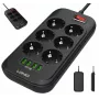 LDNIO SE6403 pagarinātājs, 6 kontaktligzdas + 4 USB
