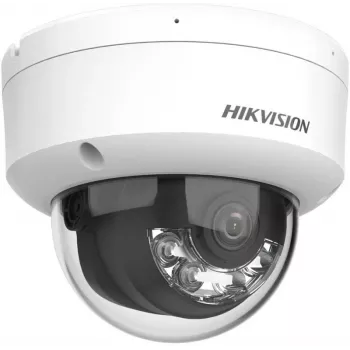 Hikvision DS-2CD2143G2-LI(2.8mm) PL 4MP AcuSense kupola IP kamera ar 2.8mm objektīvu, balto gaismu un IR