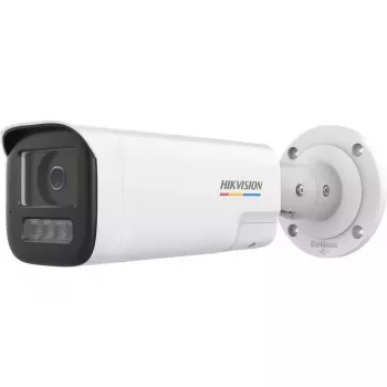 Hikvision DS-2CD1B47G3H-LIUF/SRB(2.8mm) 4MP ColorVu IP Camera with White Light, Built-in Mic, MicroSD, PoE
