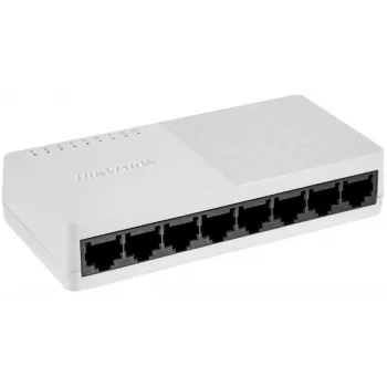 Hikvision DS-3E0108D-O neparvaldāms slēdzis 8 porti 10/100 Mbps Desktop