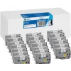 20x G&G saderīga lentes kasetne 18mm x 8m melns uz balta Brother TZe-241 (21570)