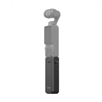 TELESIN 5000mAh Battery Grip Power Bank for DJI Osmo Pocket 3 / 4, USB-C, Black