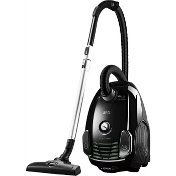 AEG VX6-2-ÖKOX putekļu sūcējs ar maisu 700W Ebony Black/Green