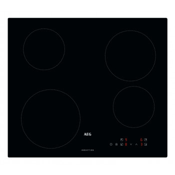 AEG IB6420ACB Indukcijas plīts virsma, 4 zonas, Touch Slider, 7000W, melna
