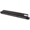 VALUE 19 collu sadales panelis Cat6A/Class EA 24 porti ekranēts melns