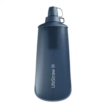 LifeStraw Peak Series salokāma saspiežamā filtra pudele, 1 L, Mountain Blue