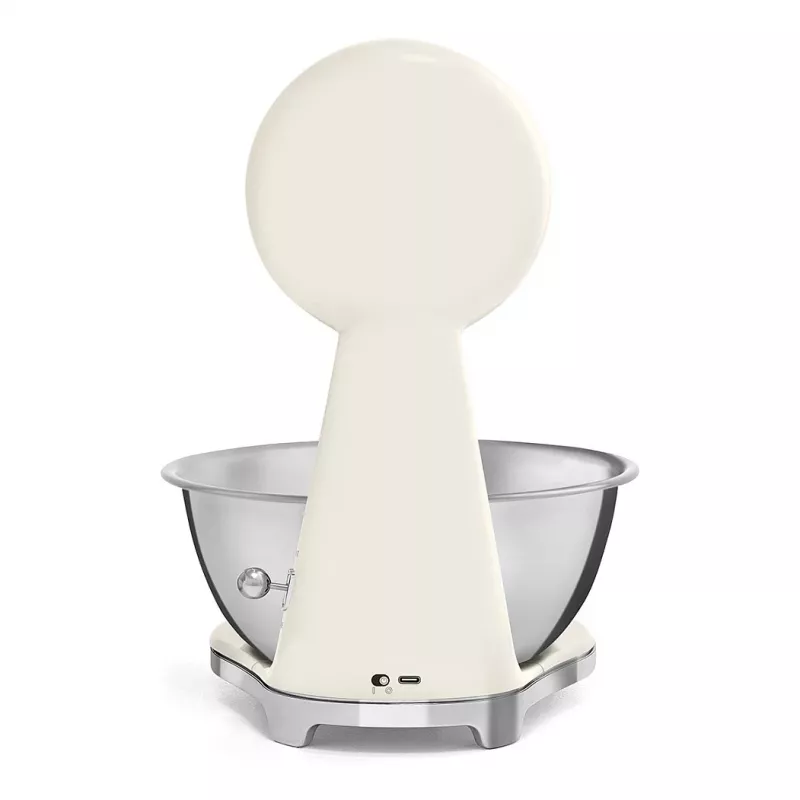 SMEG Analog and Digital Kitchen Scale Cream KSF01CRWW