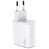 CELLY UP TC 1 USB 2 USB-C 65W WH GaN Wall Charger White