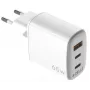 CELLY UP TC 1 USB 2 USB-C 65W WH GaN Wall Charger White