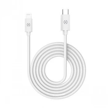 CELLY Lightning to USB-C Cable 60W - 1.2m White MFi Certified