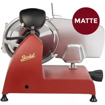 Berkel Red Line RL 250 Red Matte Slicer - 250mm Blade, 190W, Electric