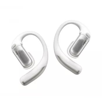 Shokz OpenFit Pro White - Open-Ear True Wireless Earbuds ar DirectPitch tehnoloģiju, Bluetooth 5.3, IP54, 28h akumulators