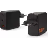 UAG SRGE Charger 100W GaN Wall Charger with 2x USB-C and 1x USB-A, EU/UK/US Plugs (Black)
