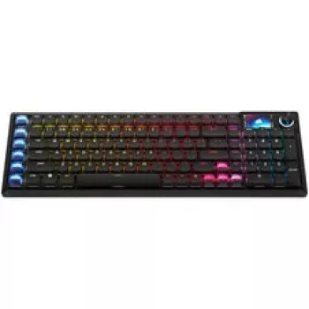 Corsair Vanguard Air 99 bezvadu spēļu tastatūra, optiski-mehāniskā, zema profila, 8K polling, DE izkārtojums - Melna