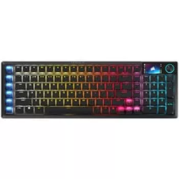 Corsair Vanguard Air 99 bezvadu spēļu tastatūra, optiski-mehāniskā, zema profila, 8K polling, DE izkārtojums - Melna