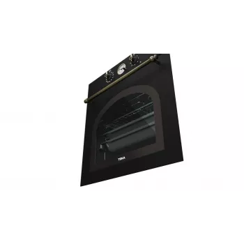 TEKA Oven STD HRB 6300 AT Iebūvējamā Daudzfunkciju Cepeškrāsns 70L A+ Nerūsējošais Tērauds Melns Stikls