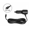 NAVITEL Mini-USB Auto lādētājs cigarešu šķiltavai, 12V/24V, 2A, 10W, 1.2m vads, Melns