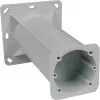 KOPOS KEZ_KB Elektroinstalācijas kārba siltinātām fasādēm, 120x120mm, Pelēka/Orandža