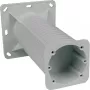 KOPOS KEZ_KB Elektroinstalācijas kārba siltinātām fasādēm, 120x120mm, Pelēka/Orandža