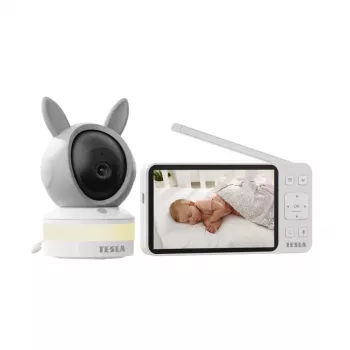 TESLA Bambino BM30 mazuļa monitors ar kameru, 5.5 collu monitoru un lietotnes skatījumu