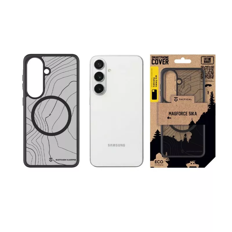 Taktiskais aizmugurējais vāciņš MagForce Hyperstealth Sika Galaxy S26 Asphalt