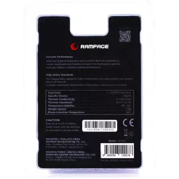 Rampage Termopad XTP-002 Termopalikums 31×50×0.2mm PTM