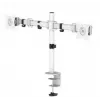 NEOMOUNTS NM-D135DWHITE Flat Screen Desk Mount for 10-27 inch Screens, Desk Clamp/Grommet, Black