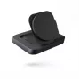 ZENS Magnetic Nightstand Charger - 20W Wireless Charging Stand for iPhone and AirPods (Black)