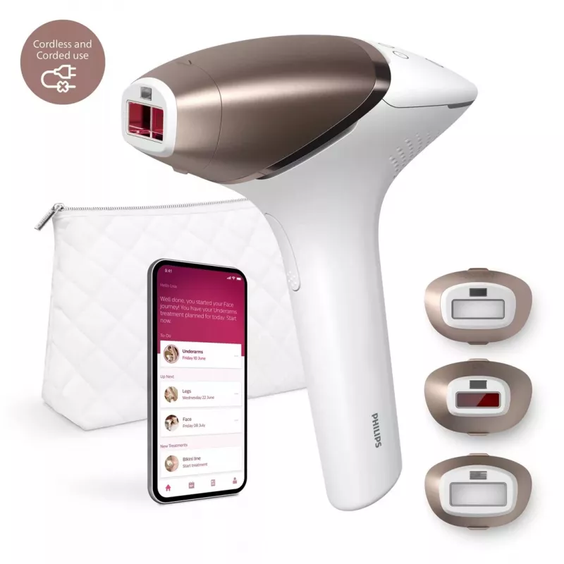 Philips Lumea IPL 9000 Series matu noņemšanas iekārta ar SenseIQ tehnoloģiju BRI955/00