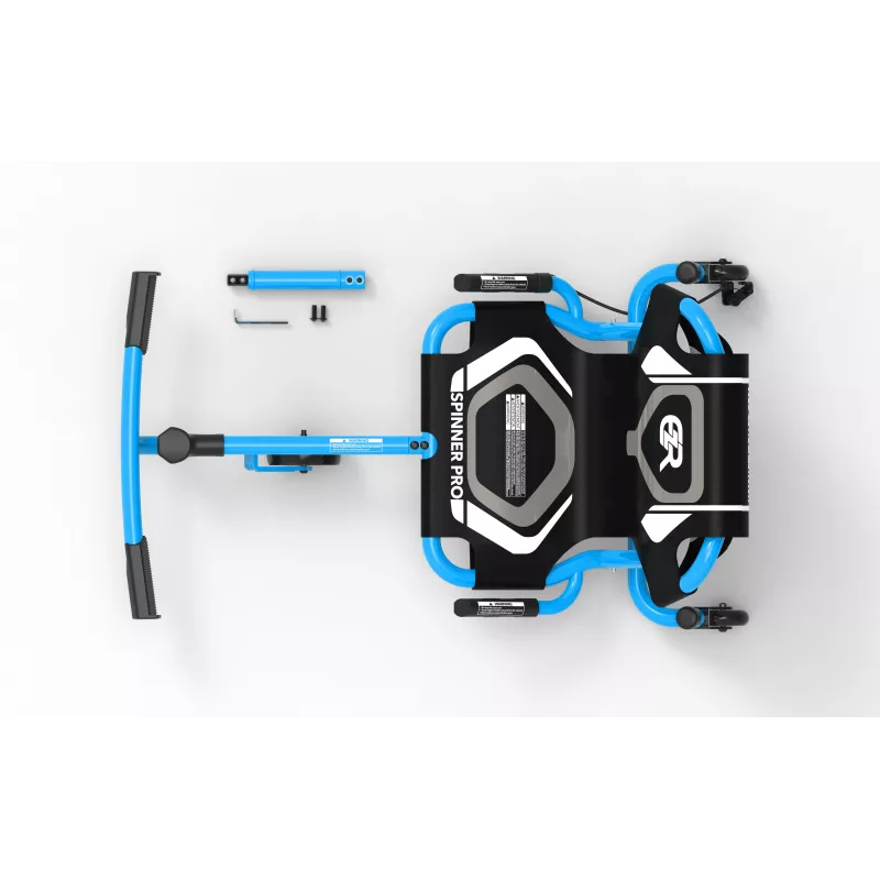EzyRoller Spinner Pro X ar 360° griešanos, zils, 10+ gadi