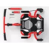 EzyRoller Spinner X Ride-On Go Kart - Leg Powered with 360° Swivel - Red