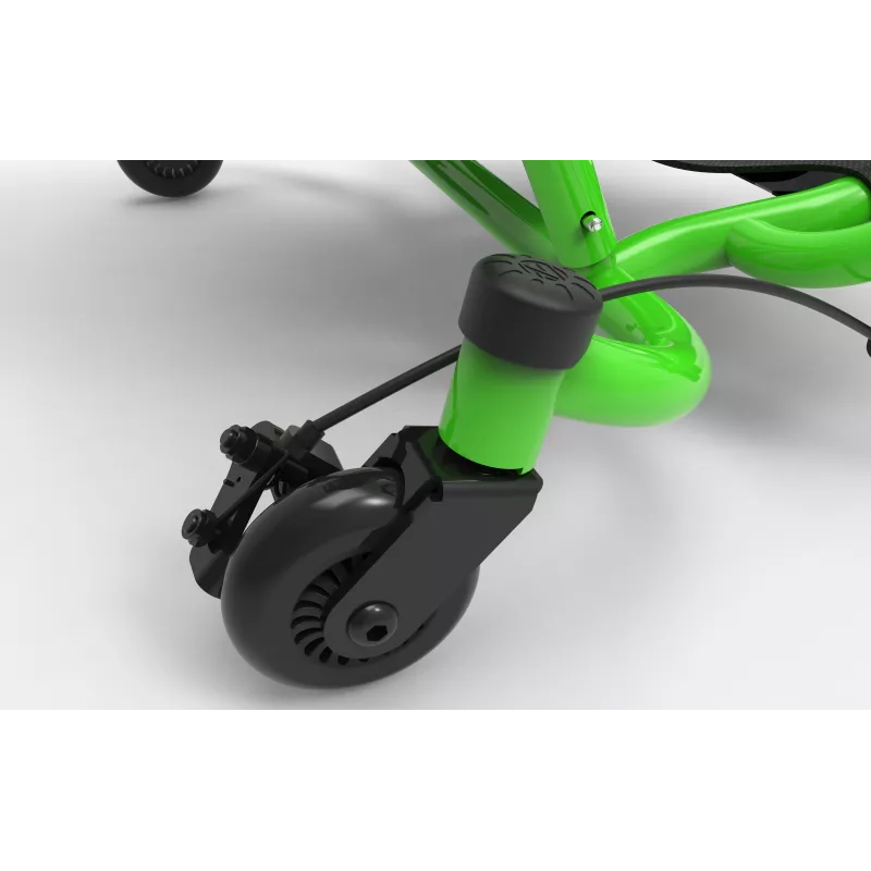 EzyRoller Spinner X Green 360° Drifting Ride-On for Kids 4-12 Years